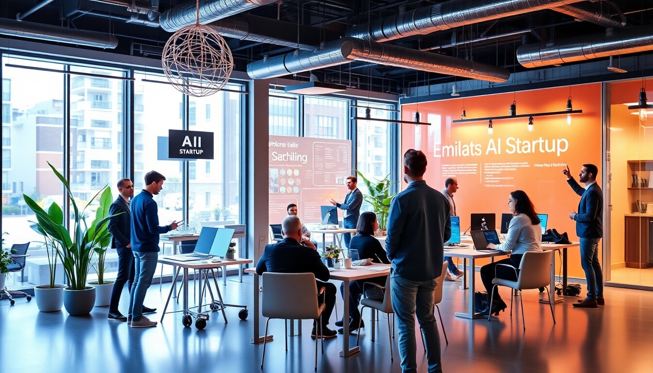 AIスタートアップエコシステムを示すビジネス環境